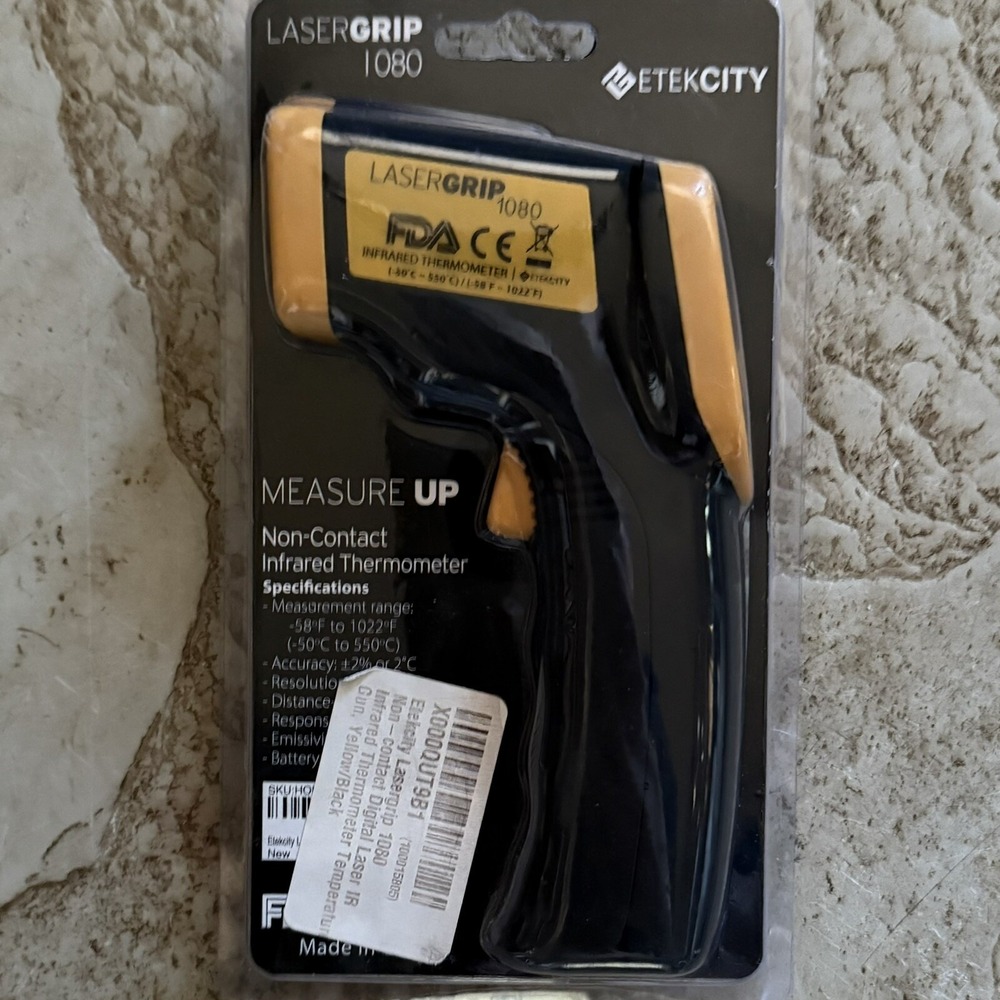 NEW Etekcity Infrared Thermometer Temperature Gun 1080 -58°F to 1130°F Meat Food